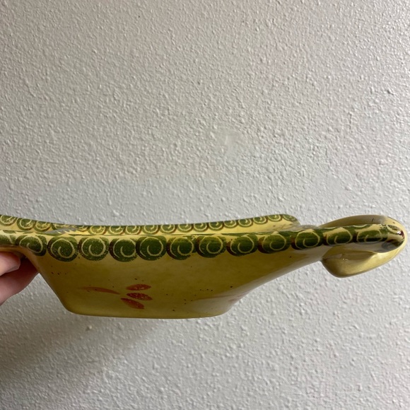 Two Sided Ceramic Rooster Dish - Picture 4 of 8